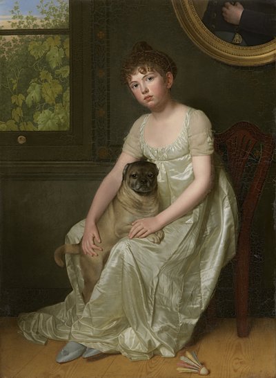 Portrait of Sylvie de la Rue by Franciscus Joseph Octave van der Donckt